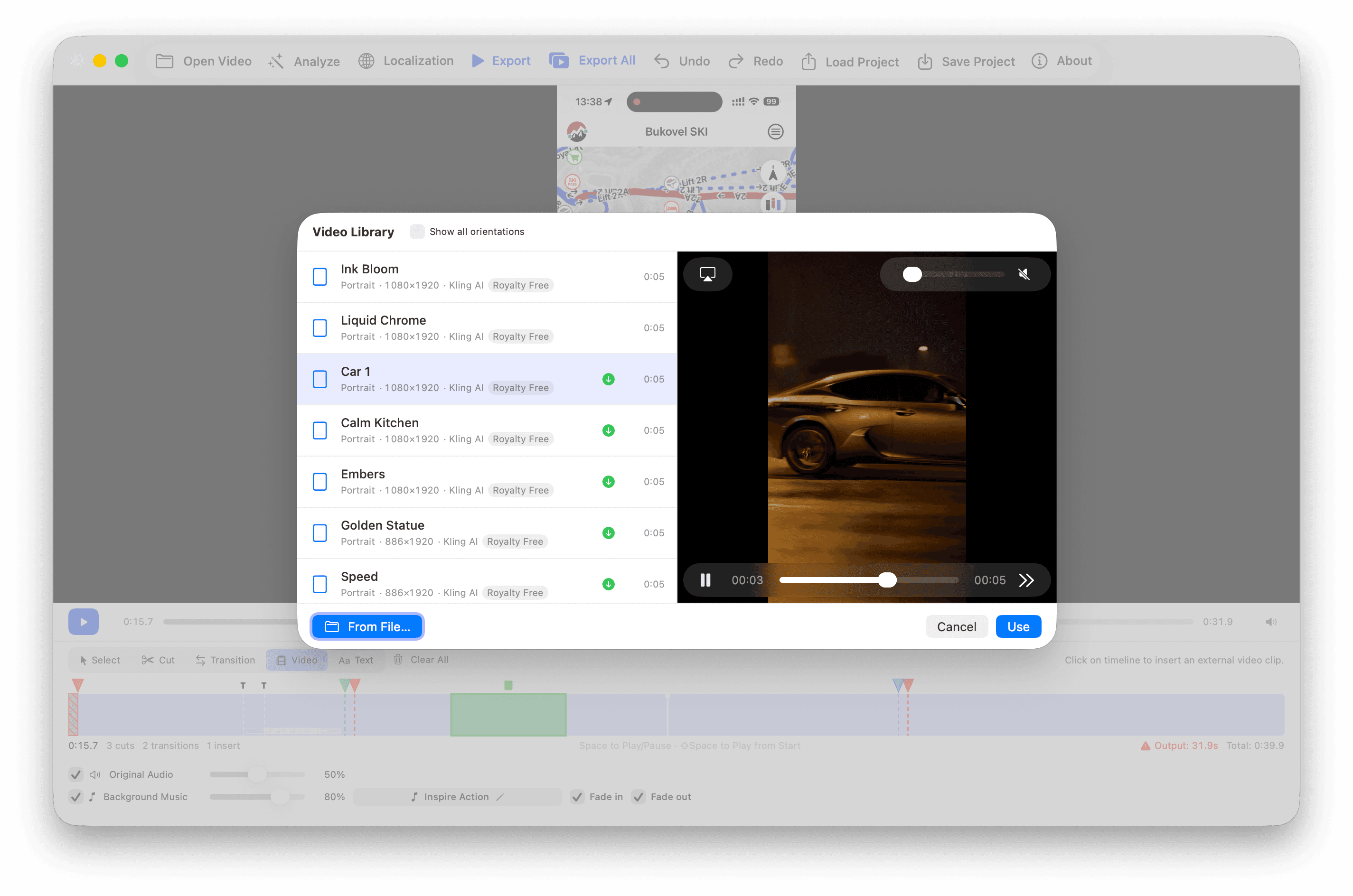 App Store Preview Studio for macOS — video inserts